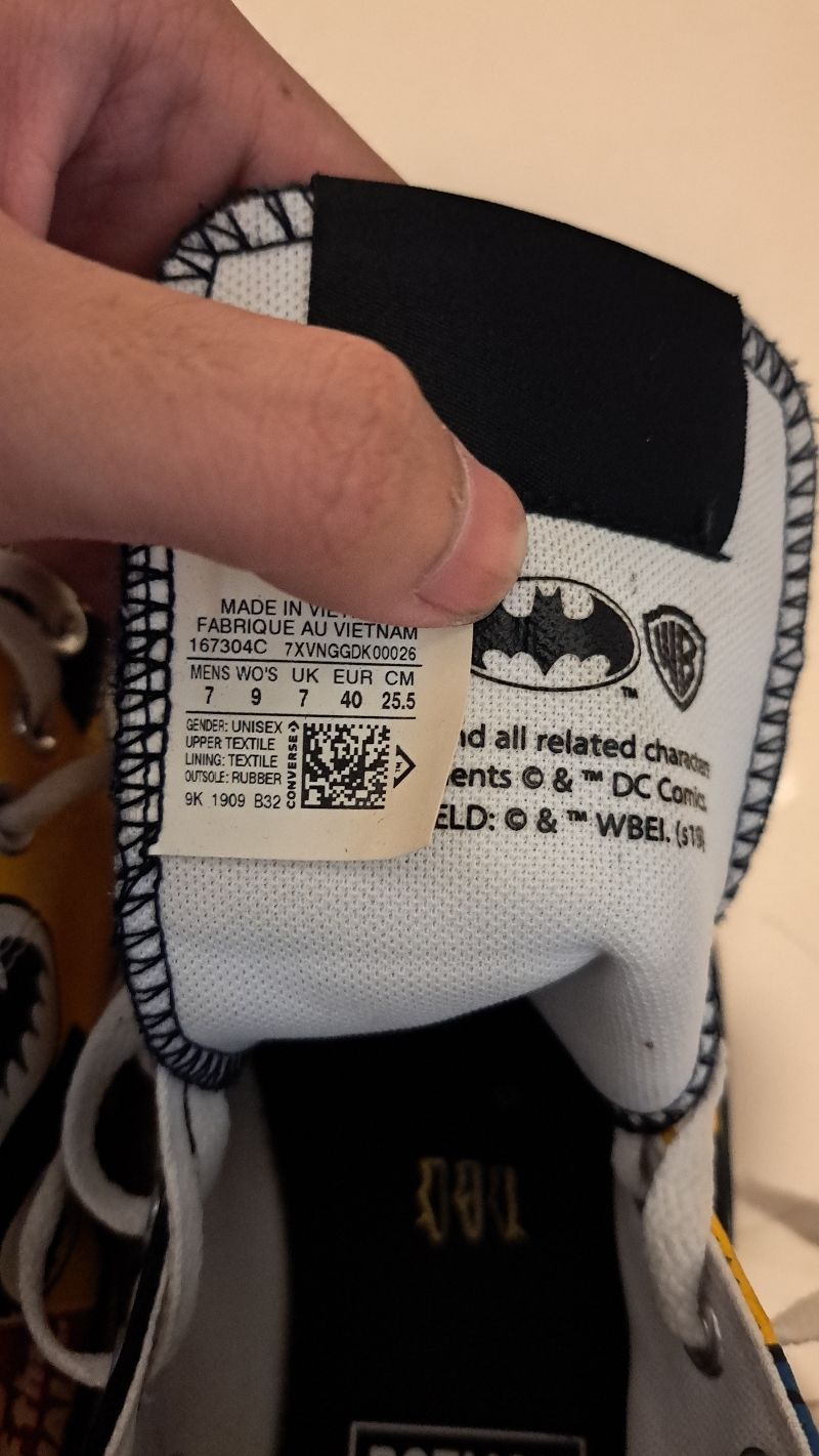 Converse All Star x Batman, foto 5