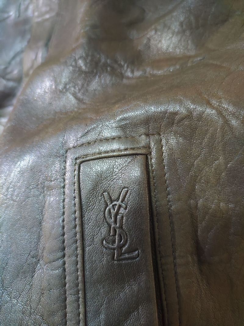 YSL Yves Saint Laurent Leather Jacket, foto 2