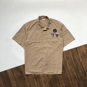 Global uniqlo open collar kemeja