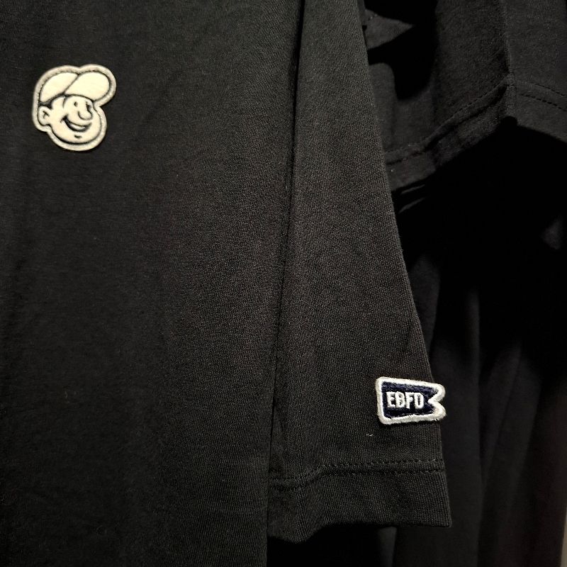 Ebbets Field Casual T-shirt Pria black, foto 3