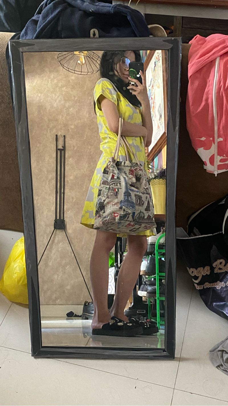 Dress kuning selutut, foto 4