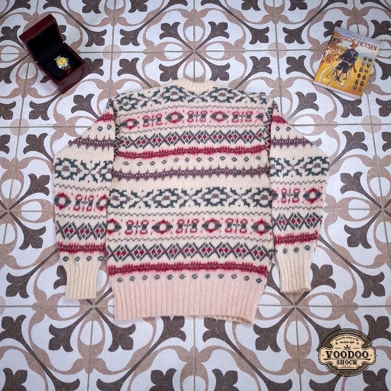 VOODOO - 493 - Vintage Classic Graphic Fairisle Pattern Knit, foto 3