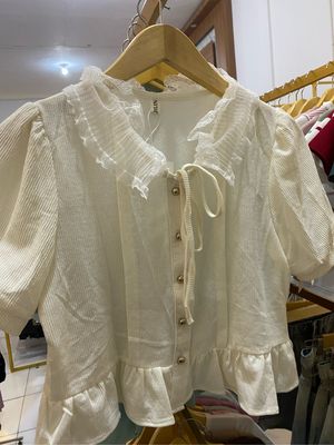 White Cotton baju atasan
