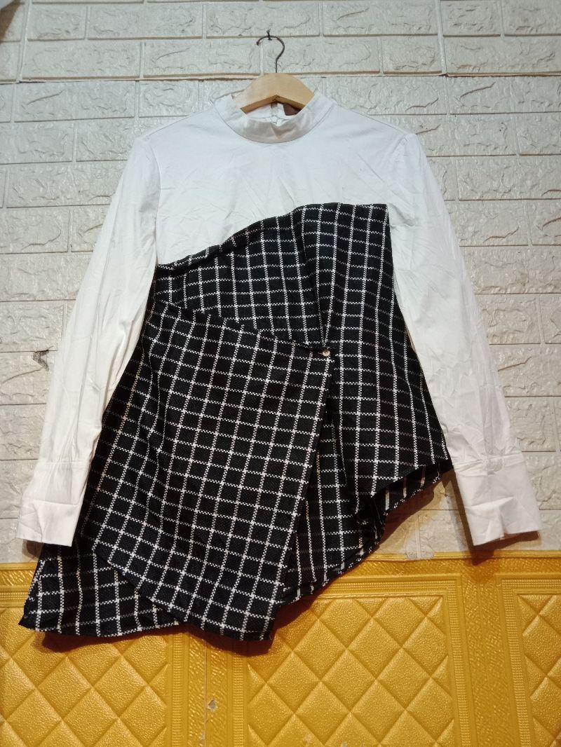 blouse tunik wanita super premium, foto 2
