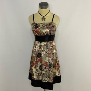 Arithalia Floral Silk Dress Vintage Y2K Cottagecore Lolita
