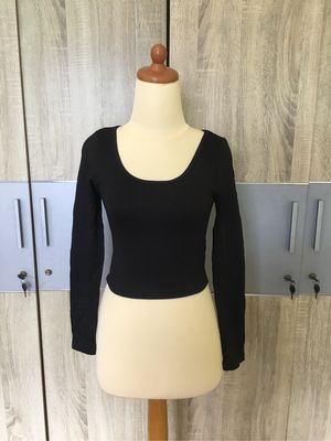 Hnm basic crop top long sleeve