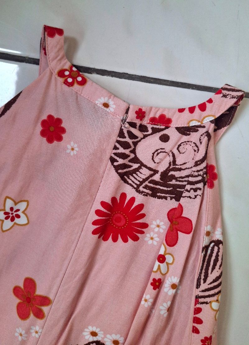 U2 pink & red flower halter top, foto 3