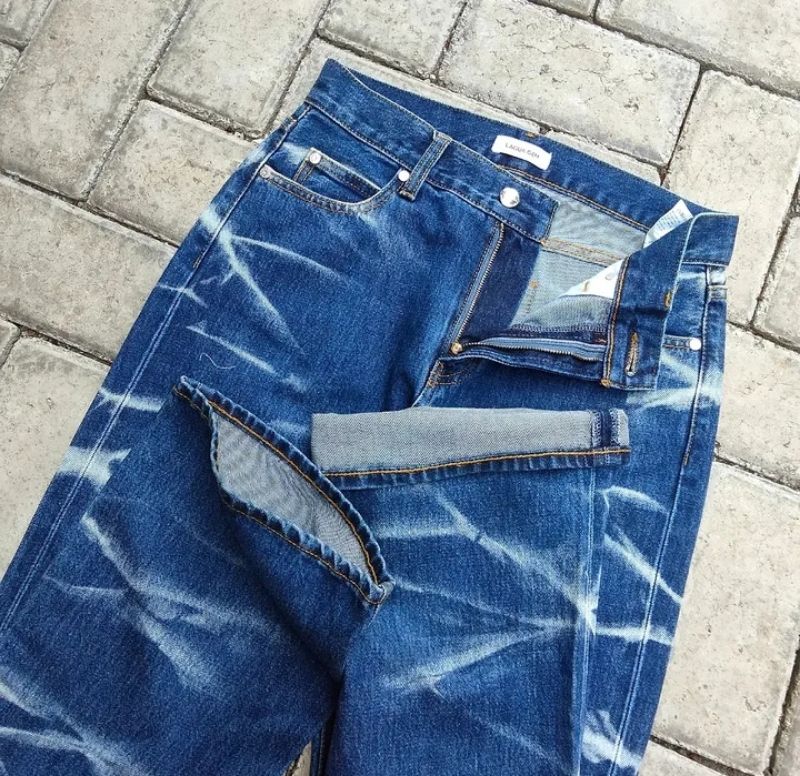 LAGUA GEM LONG PANTS DENIM, foto 3