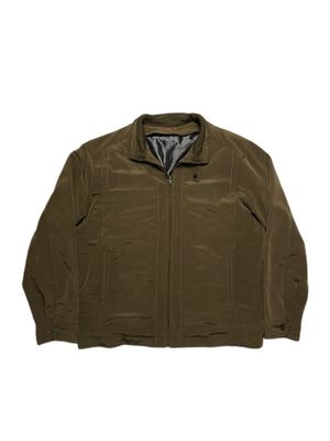 Streetwear Vintage Bomber jacket Pria cream tan