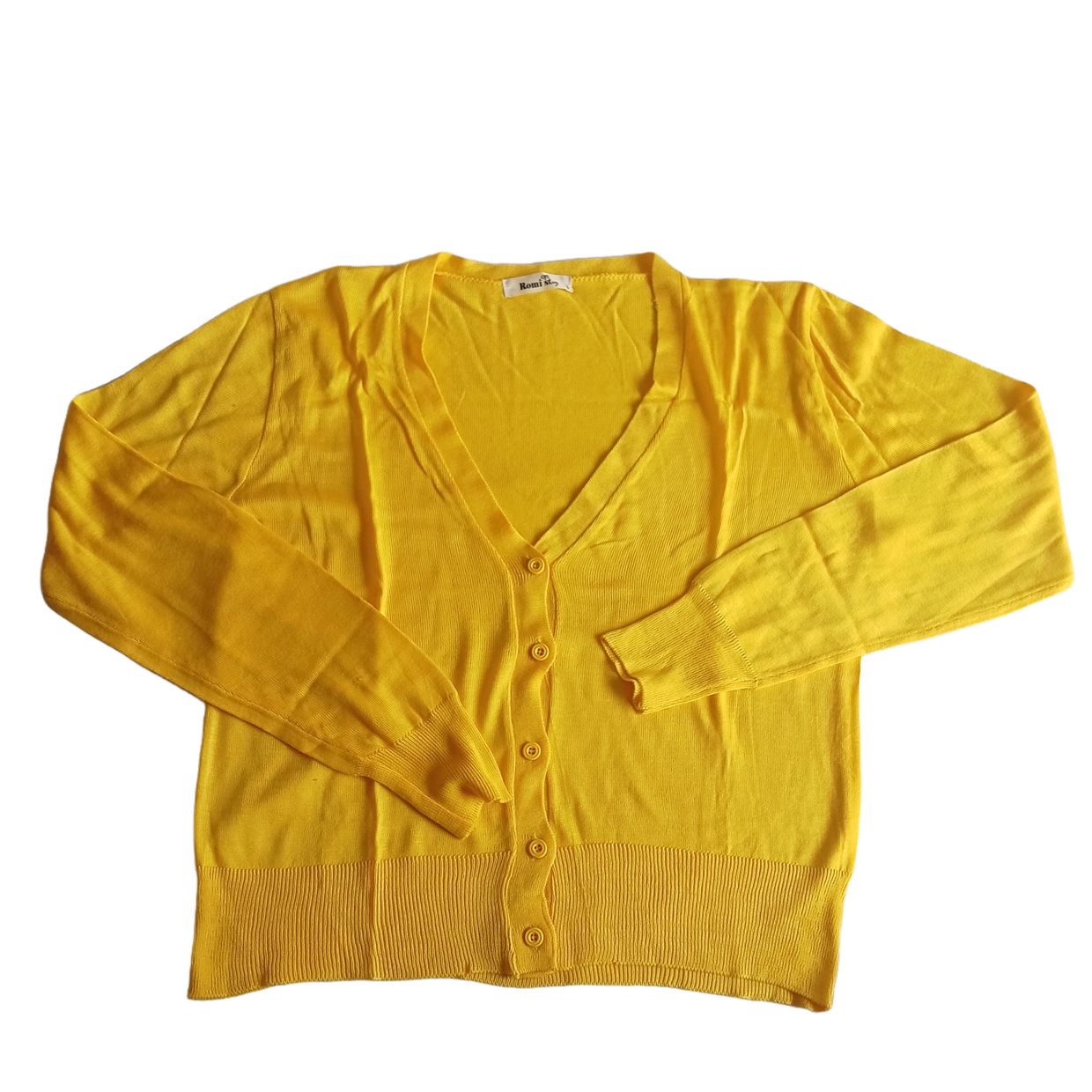 Casual Cardigan Wanita yellow