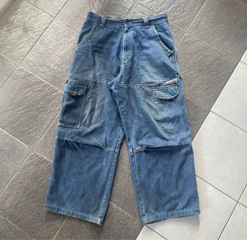 Carpenter baggy pants/ Cargo vintage, foto 2