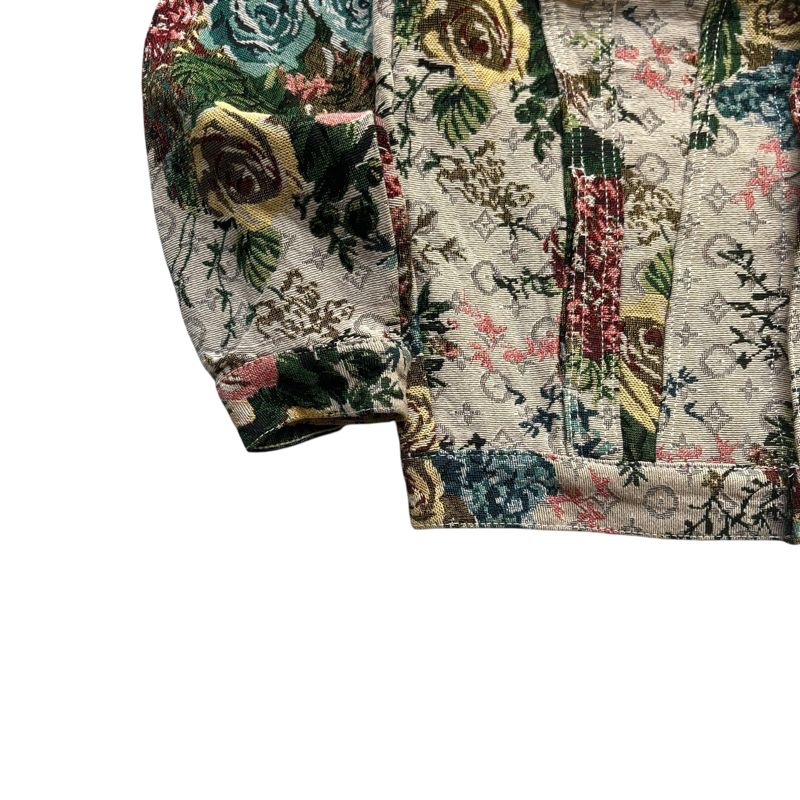 Rare Trucker Denim Jacket Flower, foto 3
