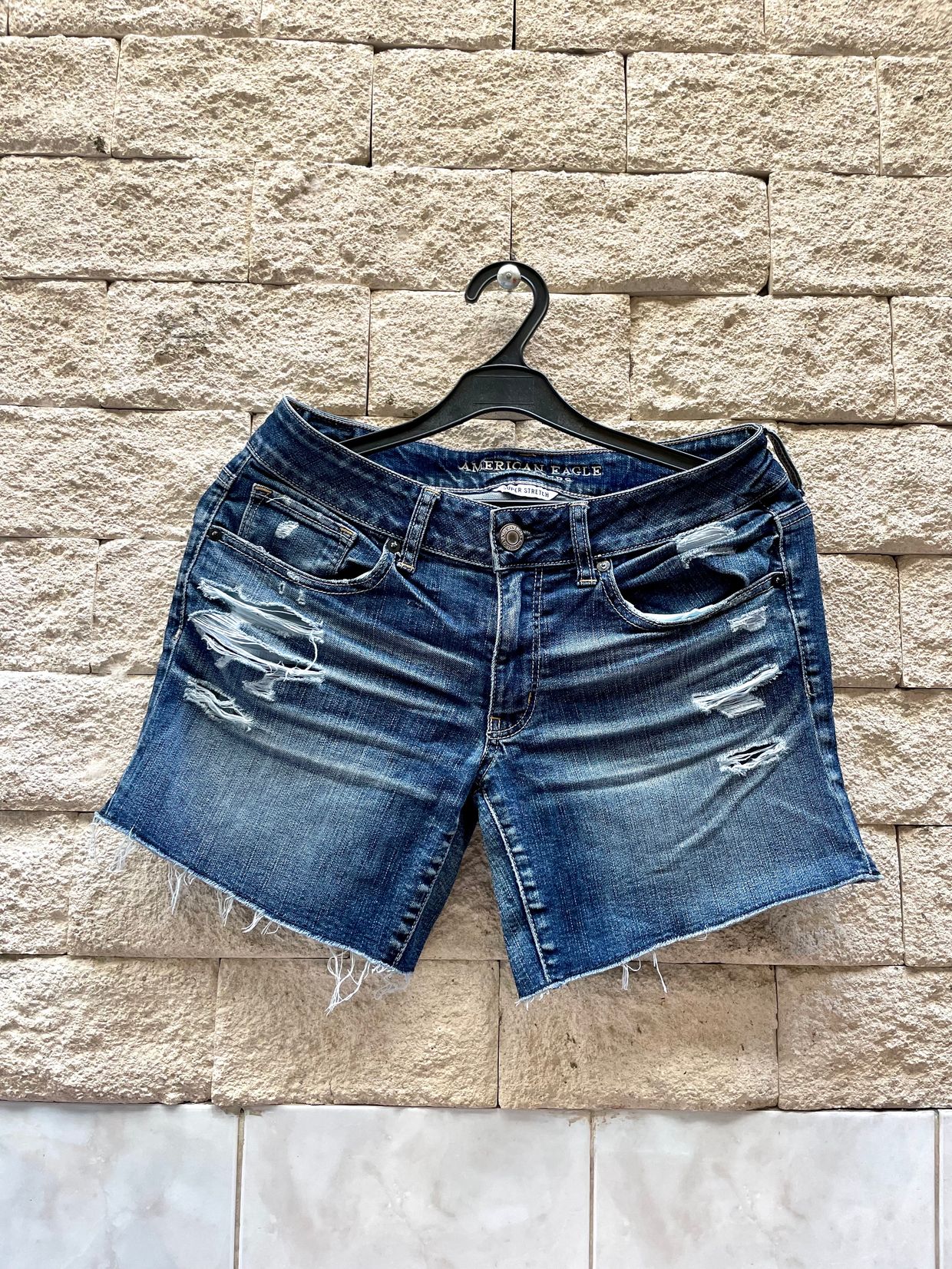 American Eagle Bermuda Jean Shorts American Eagle Outfitters