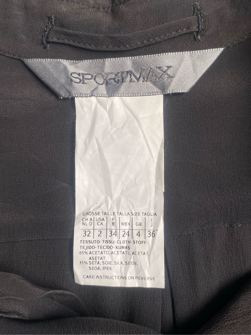 SPORTMAX Grey Midi Dress, foto 7