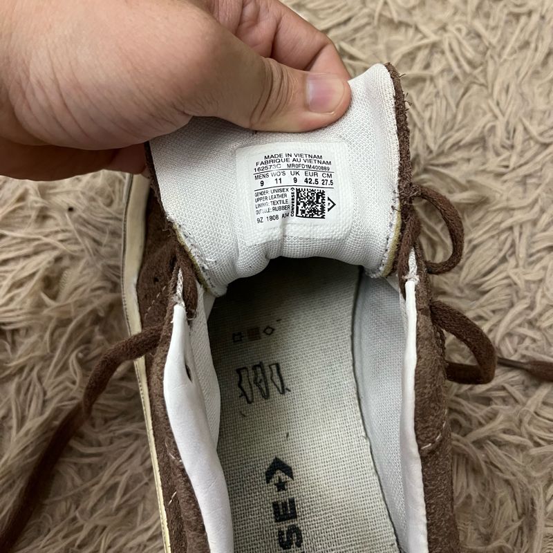 Converse one star brown size 42,5 insole 27,5 cm, foto 3