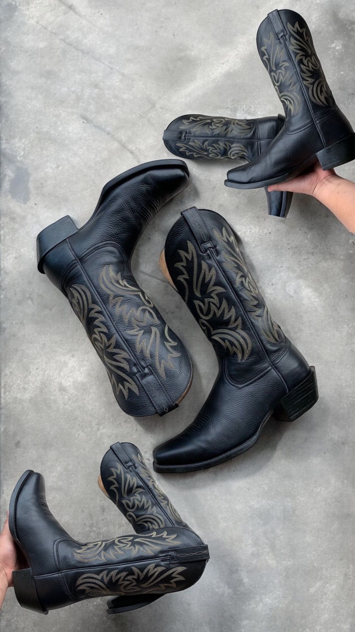 Vintage Boots Pria black, foto 2
