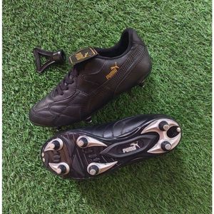 (BISA COD) Sepatu bola puma kulit pria full besi