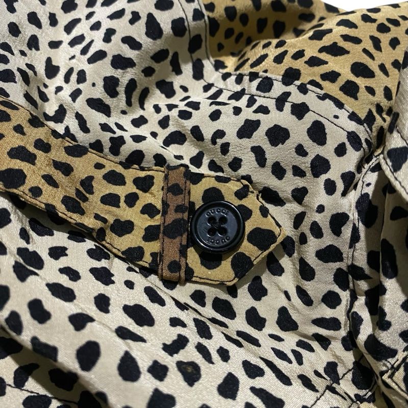 Gucci women silk leopard pattern dress, foto 6