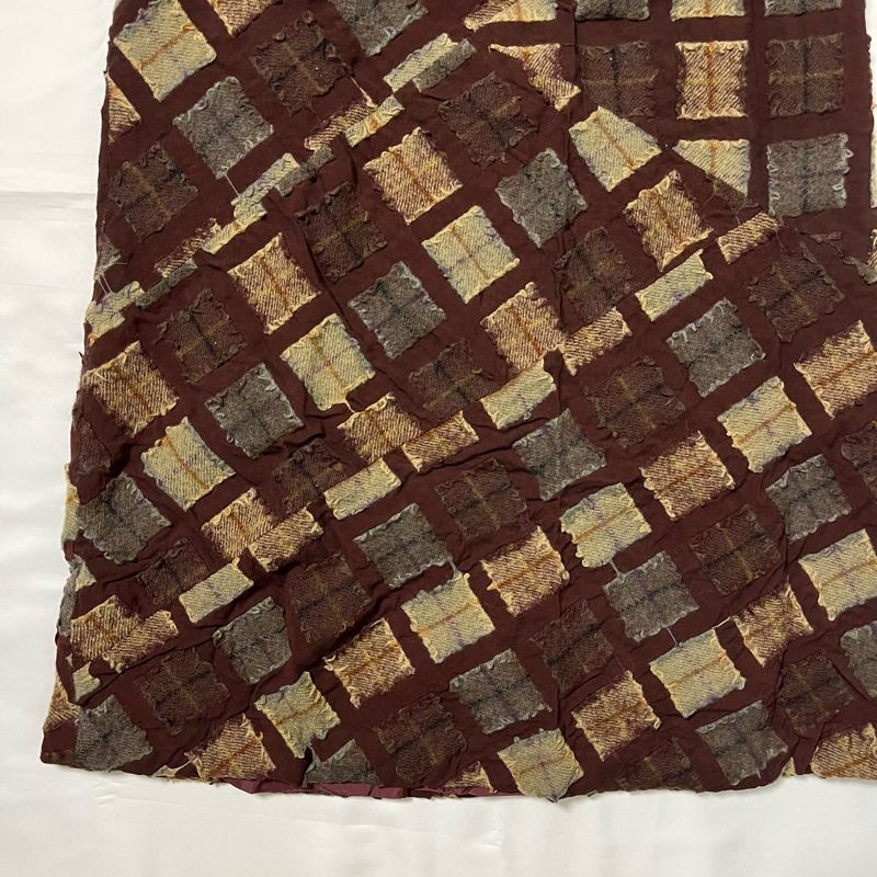 plaid patchwork skirt, foto 3