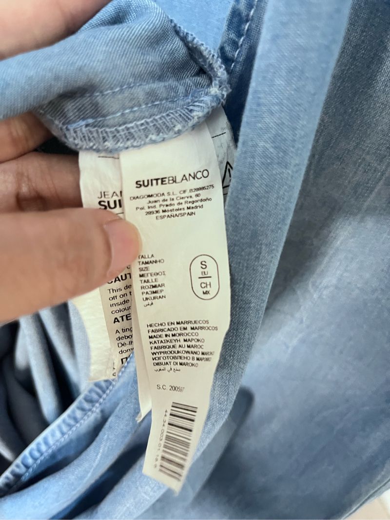 Suiteblanco Soft Denim Jumpsuit, foto 4