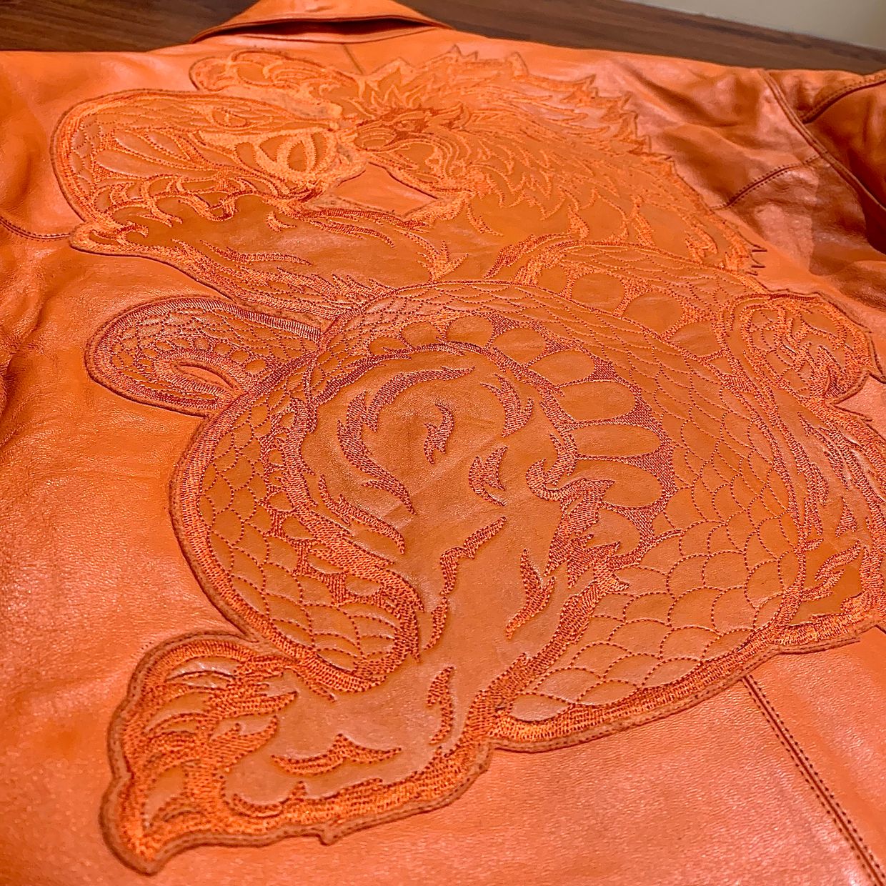 Pelle Pelle Y2K Leather jacket Pria orange, foto 6