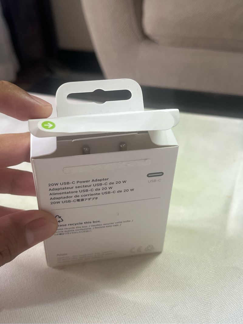 20W USB-C Power Adapter Iphone Original, foto 2