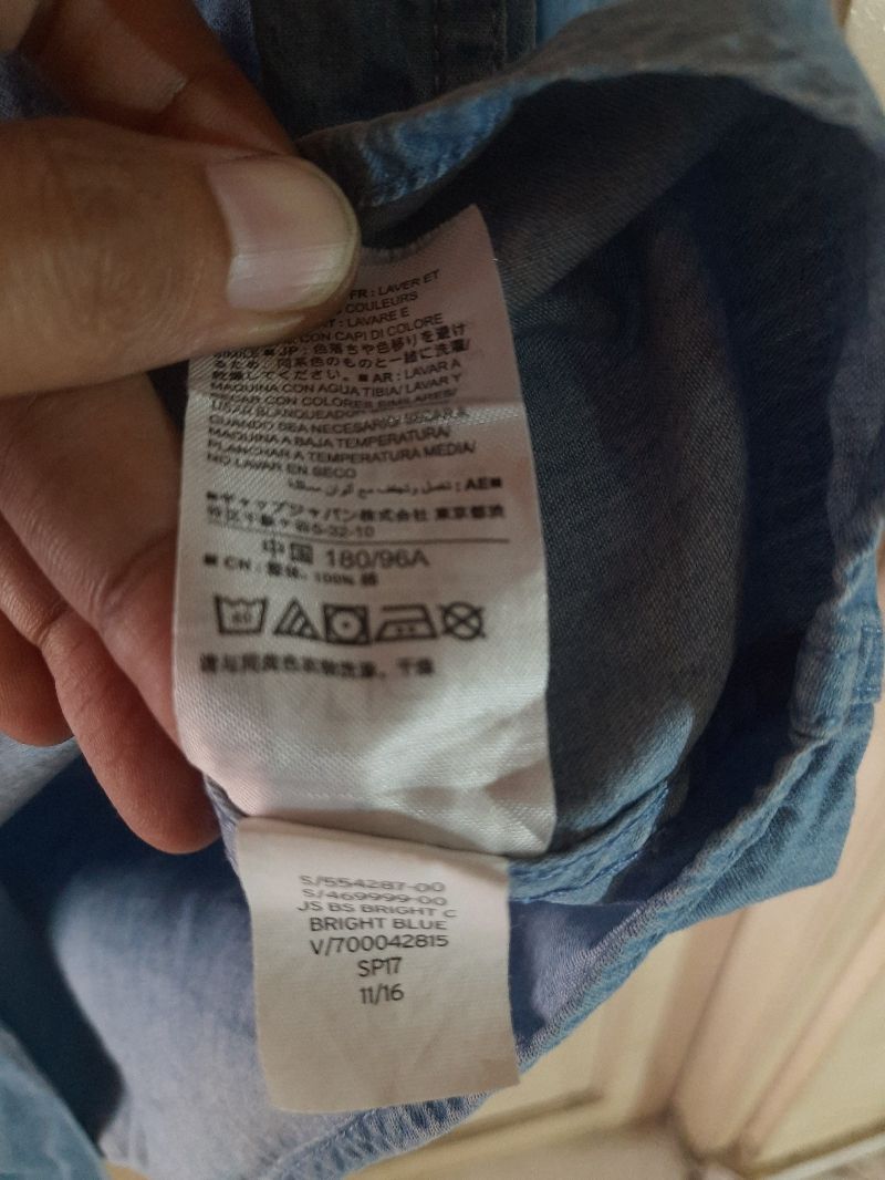 Kemejq Jeans/ Denim GAP Uniaex P'Loved, foto 3