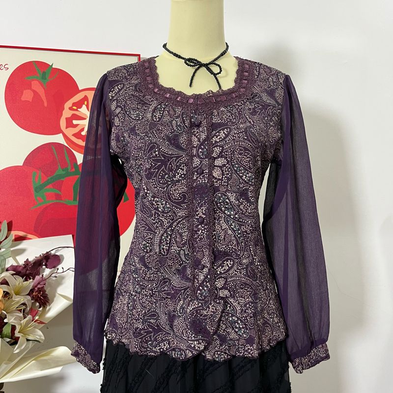 purple paisley top, foto 6