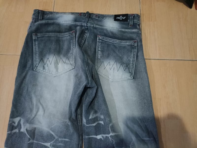Denimitup H1 Baggy Leather - Gray, foto 3