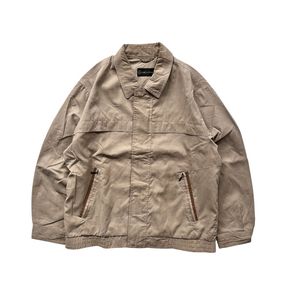 Gianni Valentino Casual Harrington jacket Pria tan brown