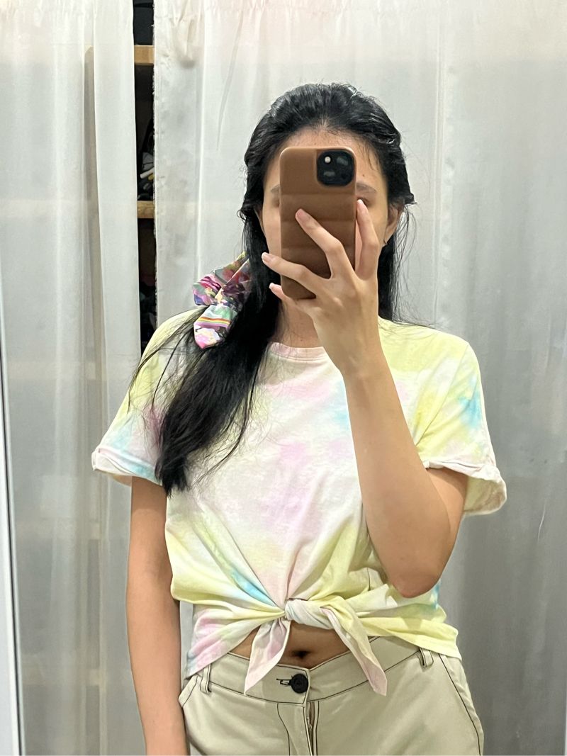 Kaos warna warni bershka, foto 4