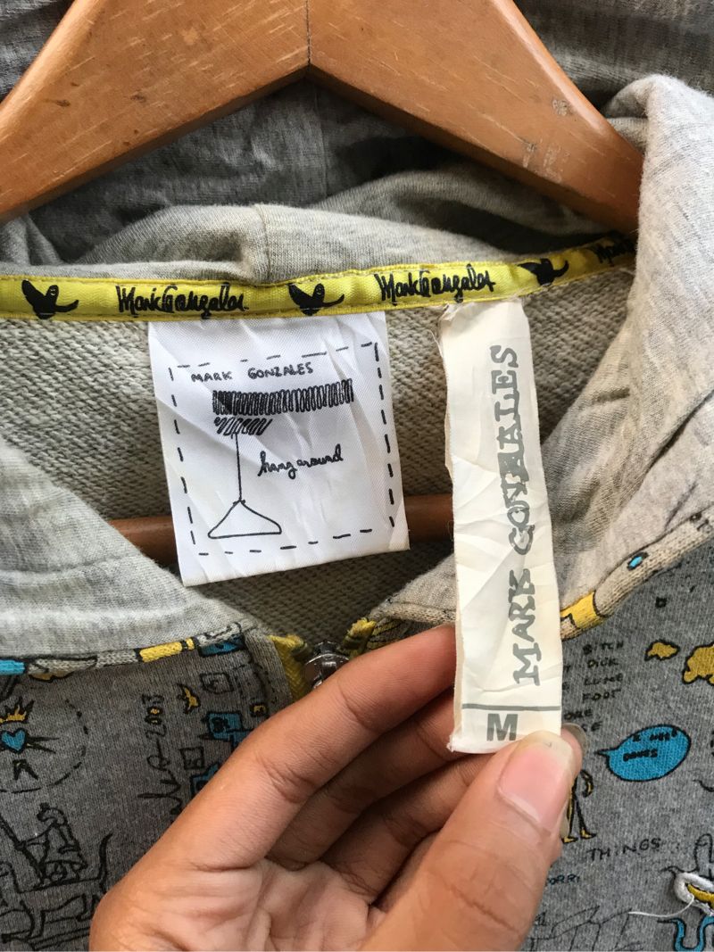 Zip hoodie mark Gonzales full print, foto 4