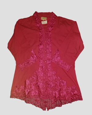 kebaya encim/ modern electric pink