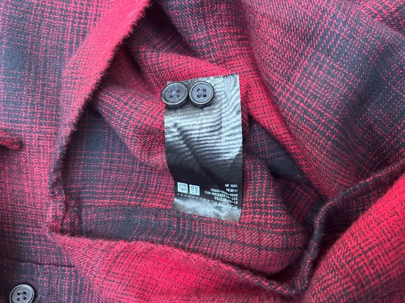 Kemeja Uniqlo flannel veterano, foto 3
