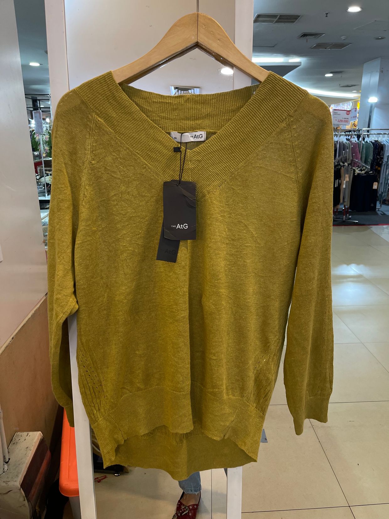 Streetwear Y2K Sweater Wanita multicolor tan