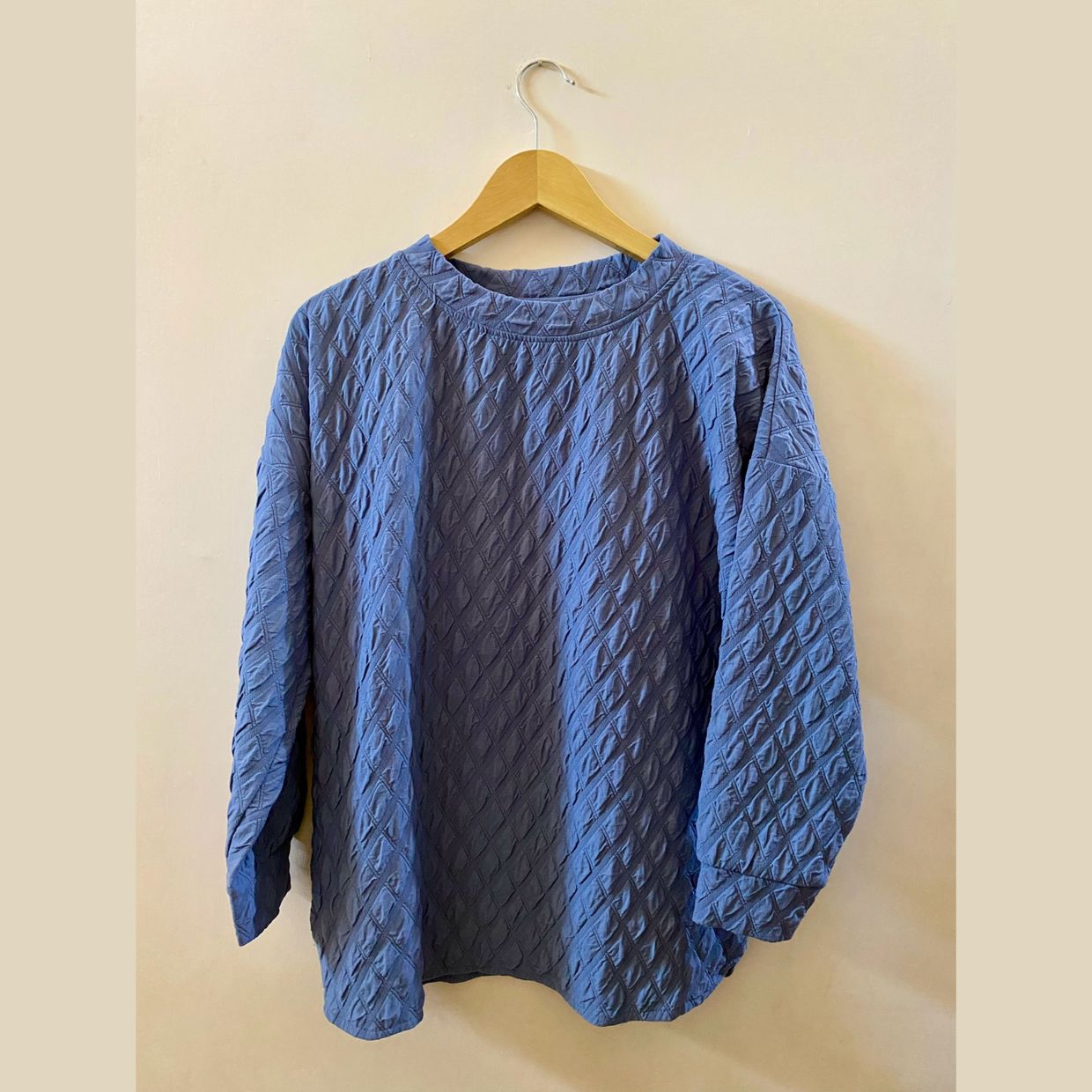 Muslim Sweater Wanita multicolor blue