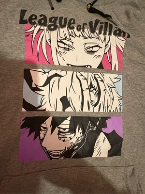Villain Union Hoodie M Size Gray My Hero Academia Togahimiko