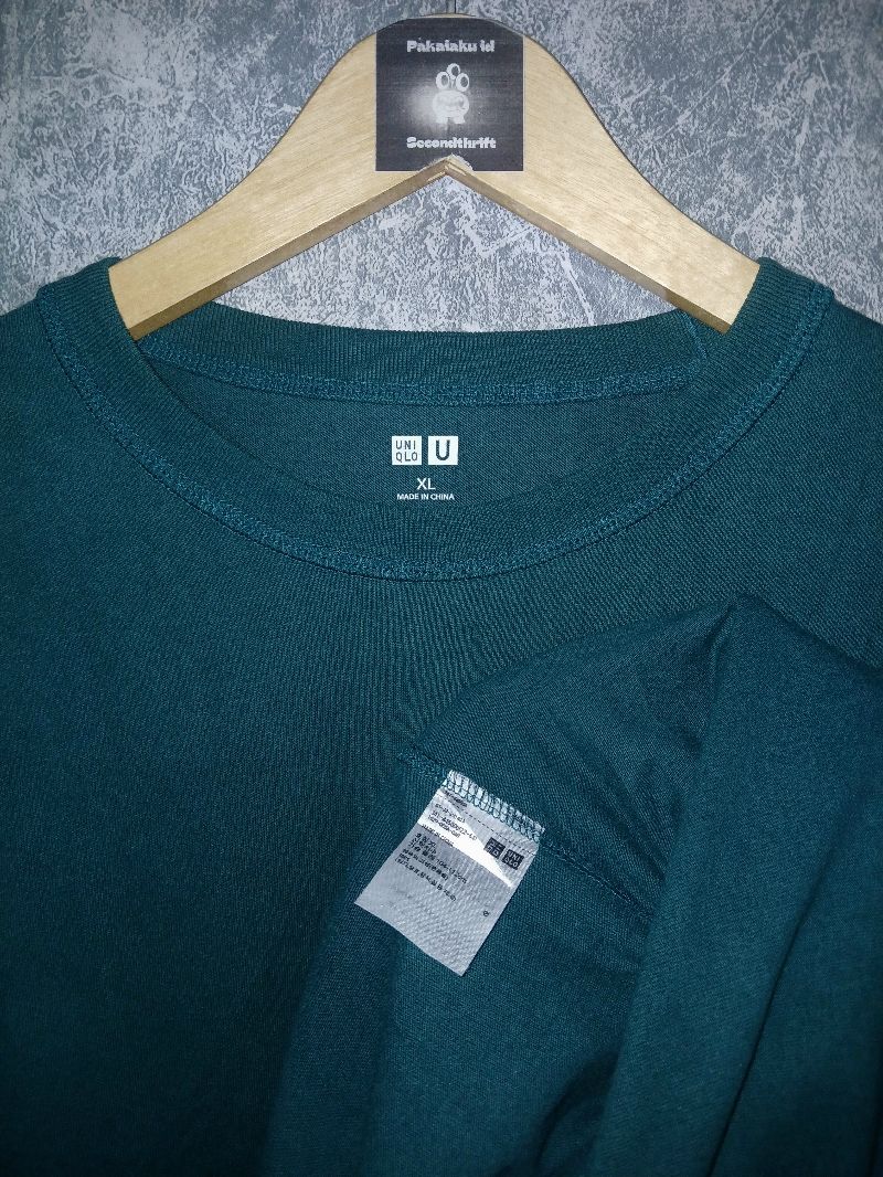 Tshirt Uniqlo U basic cotton crew neck size XL, foto 3