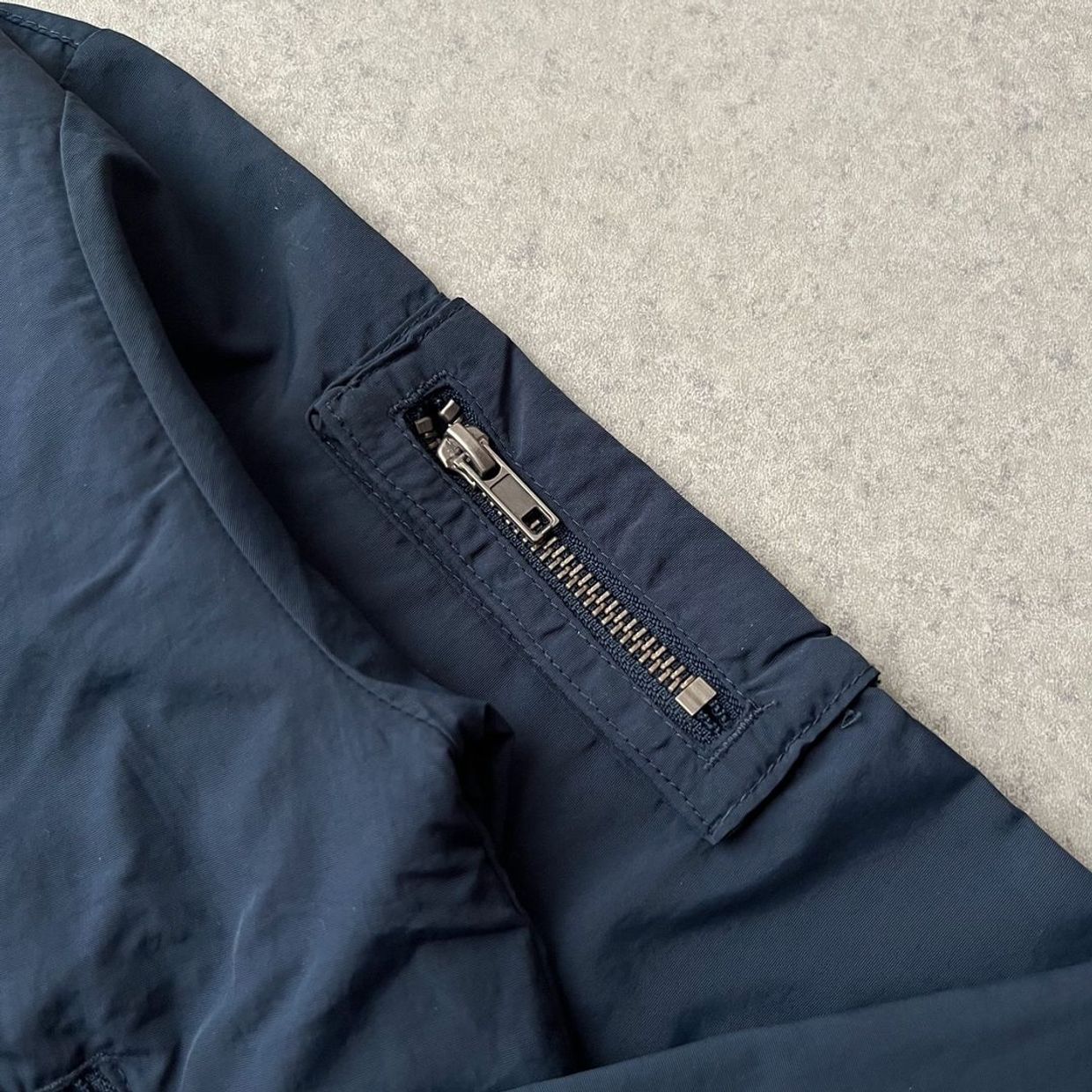 H&M Luxury Casual Bomber jacket Pria navy, foto 3