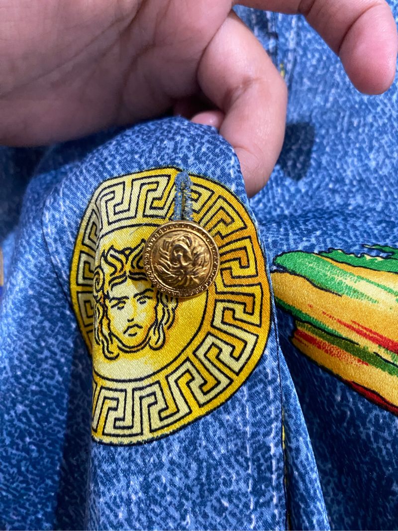 Kemeja vintage rare versace, foto 3