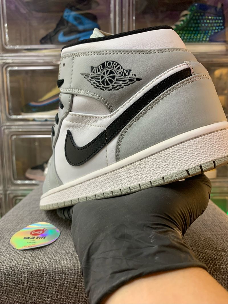 AIR JORDAN 1 MID LIGHT SMOKE GREY, foto 7