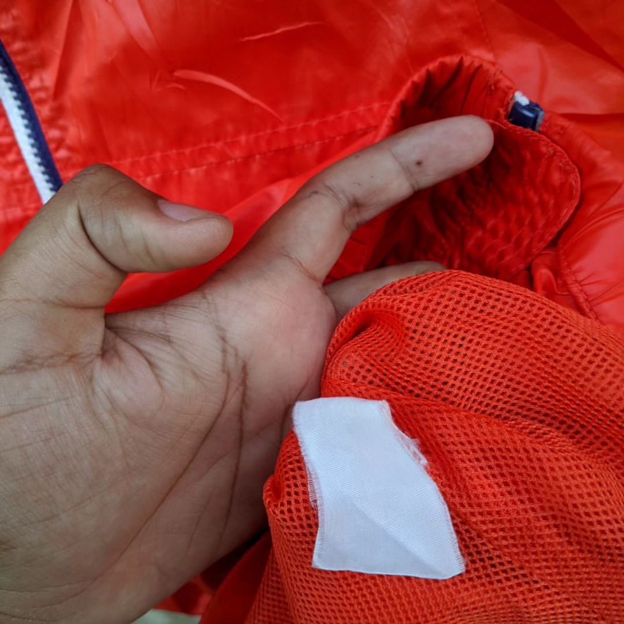 Sportswear Windbreaker Pria orange, foto 3
