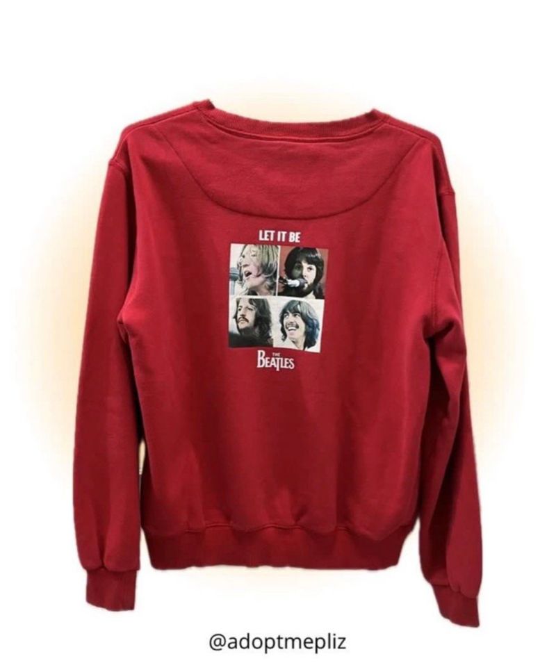 RARE SWEATER THE BEATLES - LET IT BE OVERSIZED, foto 2