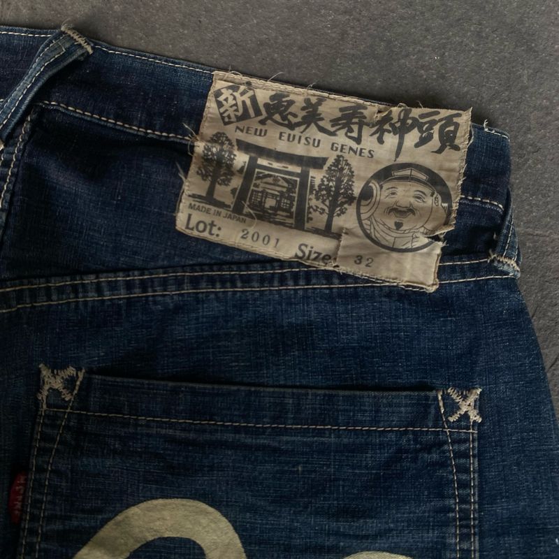 Evisu Casual Indie Jeans Pria black, foto 3