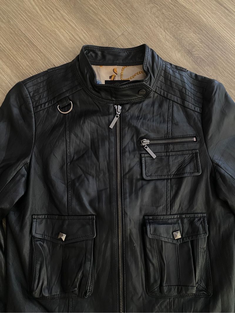ICINOO TRUCKER LEATHER JACKET | BIKER | CASUAL | OUTER, foto 2