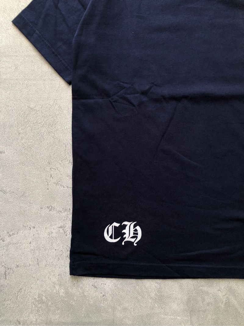 Chrome Hearts Dagger Kaos Tshirt Navy, foto 5