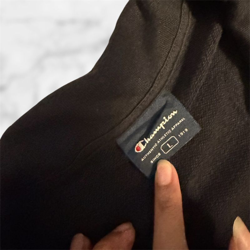 Champion fullzip top black, foto 3