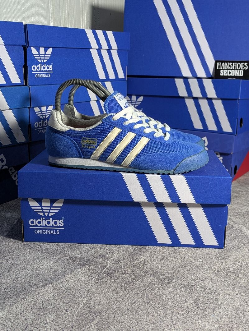 Rare Adidas Adidas La Trainer Blue Leather Adidas LA Trainer