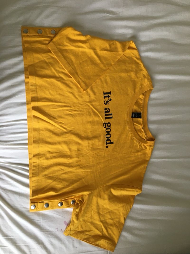 Yellow crop top factorie, foto 2