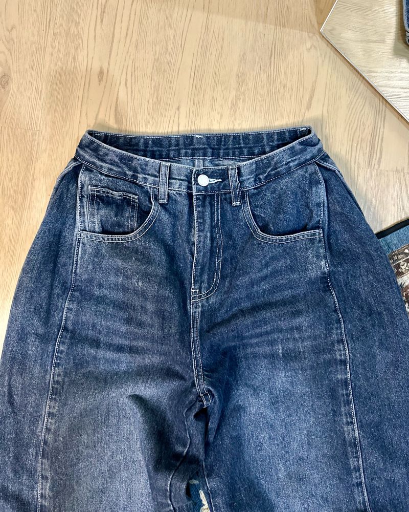 Storm Blue Baggy Jeans, foto 4